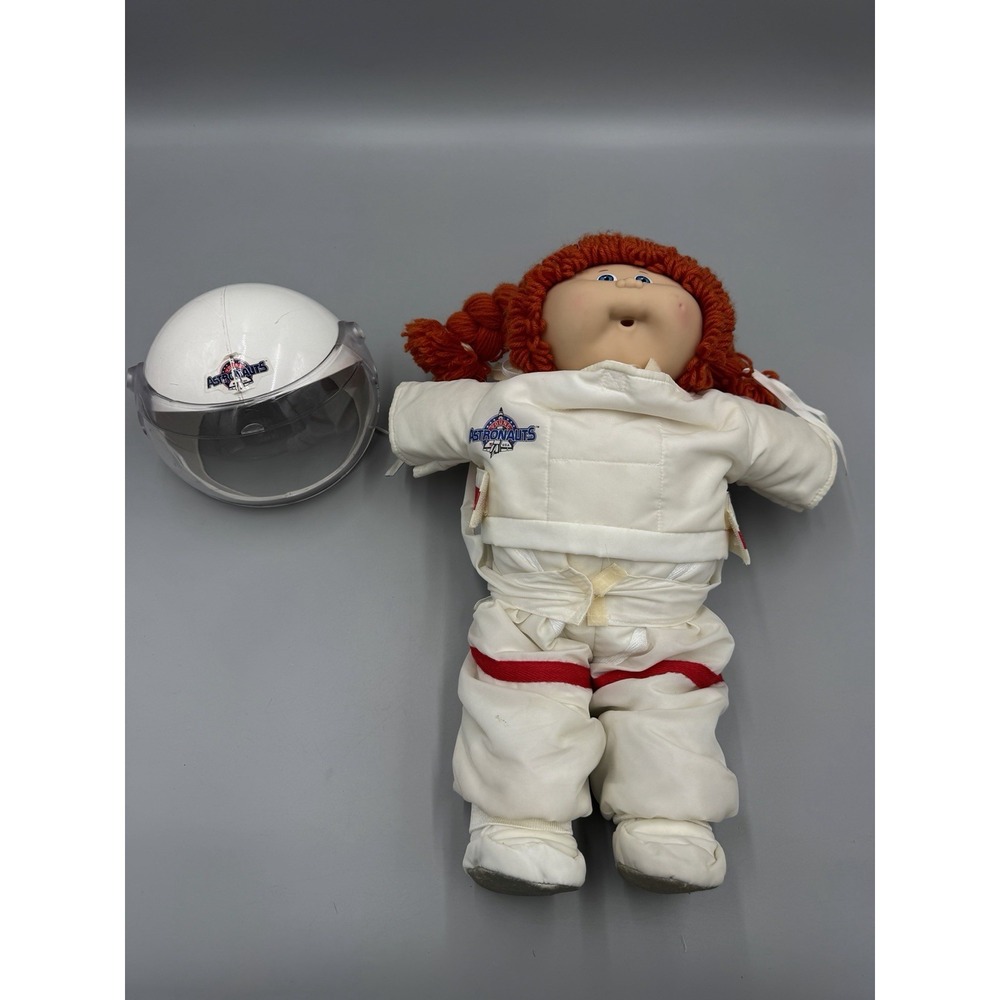 VINTAGE Cabbage Patch Astronaut Doll Red Hair Blue Eyes